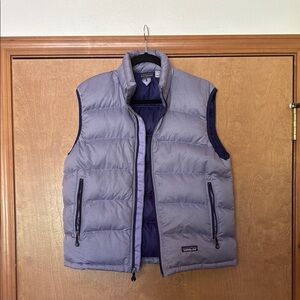 Patagonia Medium Dual-tone Purple Down Puffer Vest